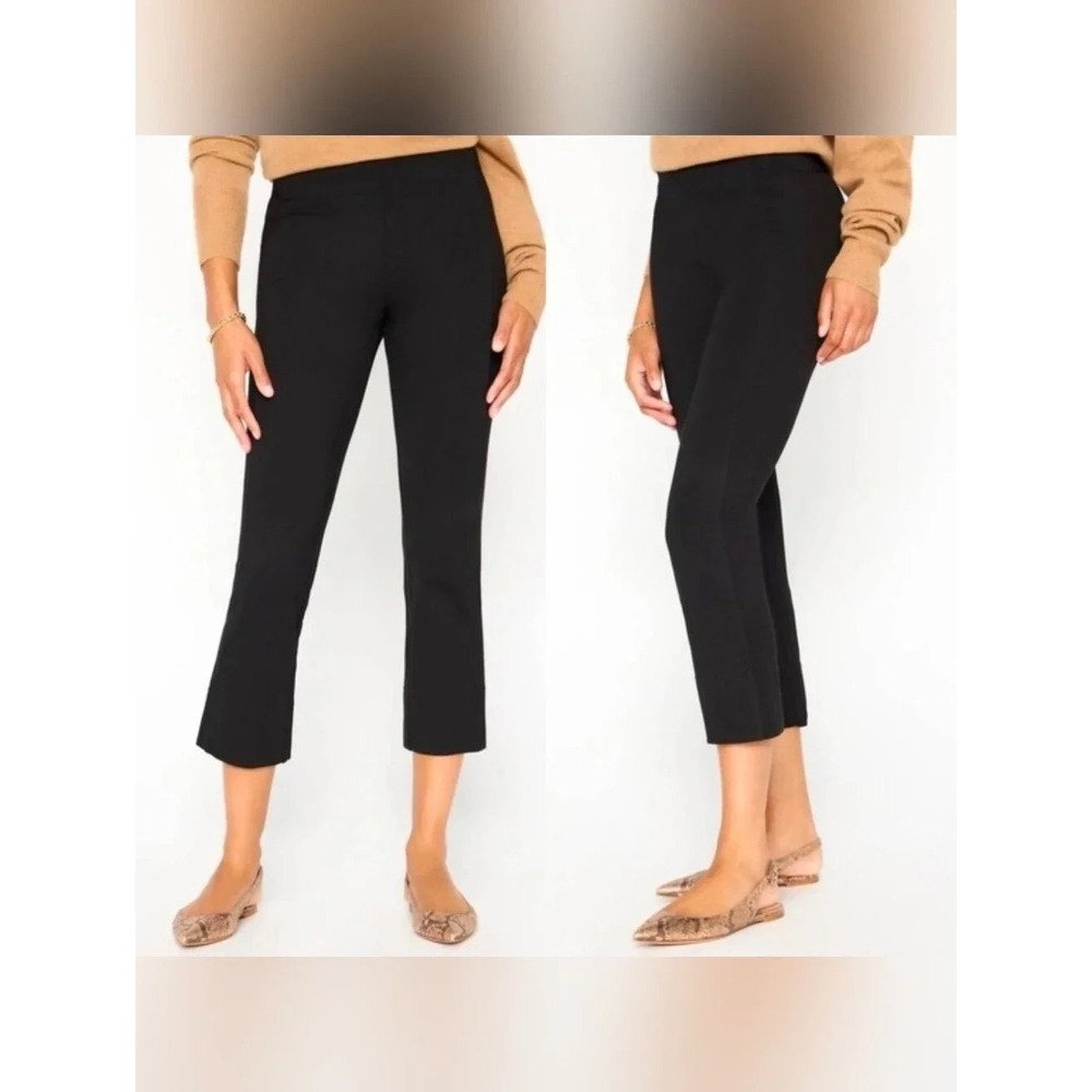 BROCHU WALKER Daria Kick Crop Pants Black XS